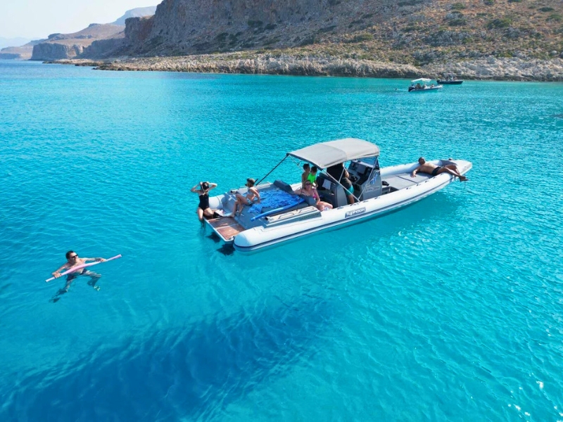 family boat trips chania